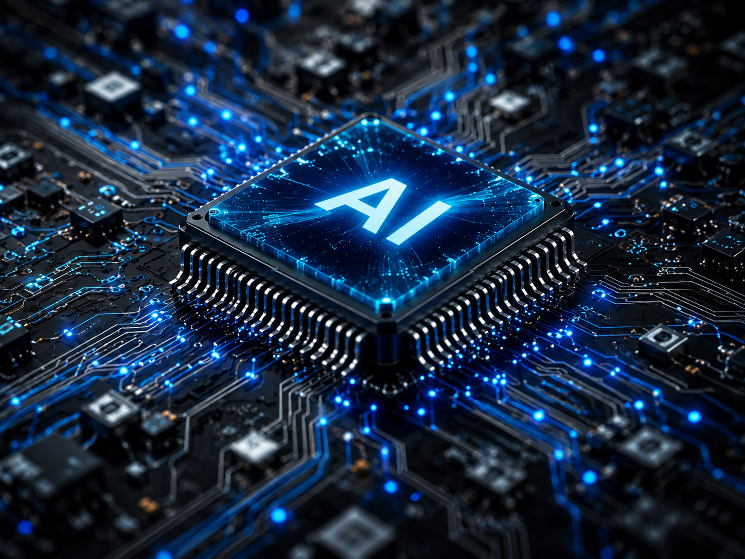 Team reviewing an AI assistant together